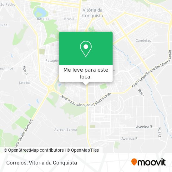 Correios mapa