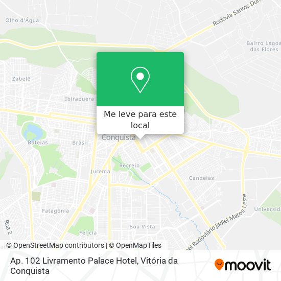 Ap. 102 Livramento Palace Hotel mapa