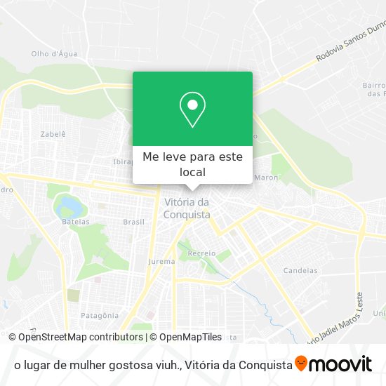 o lugar de mulher gostosa viuh. mapa