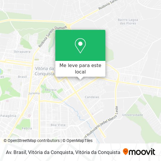 Av. Brasil, Vitória da Conquista mapa
