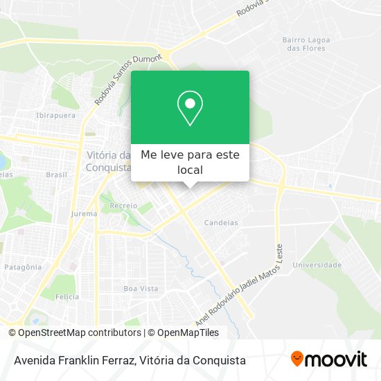 Avenida Franklin Ferraz mapa