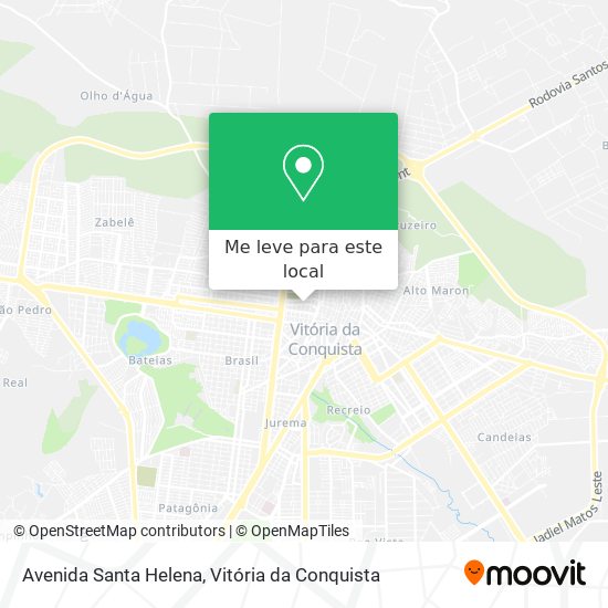 Avenida Santa Helena mapa