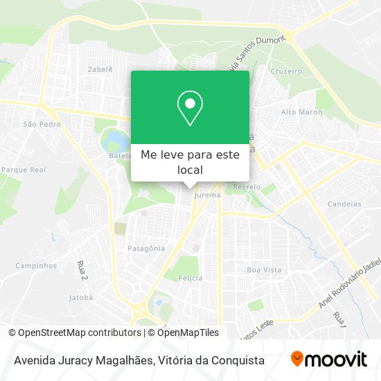 Avenida Juracy Magalhães mapa