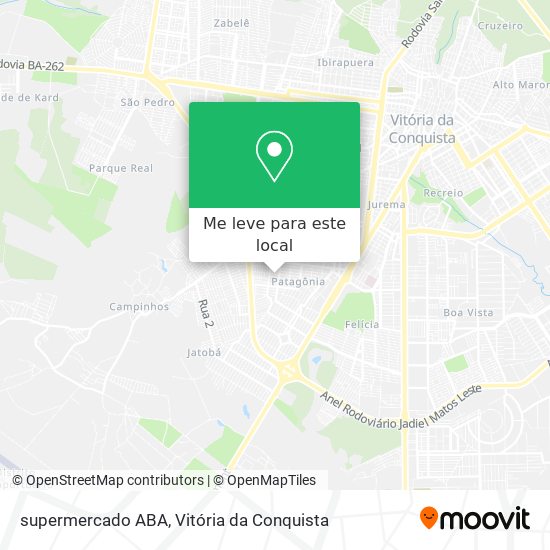 supermercado ABA mapa