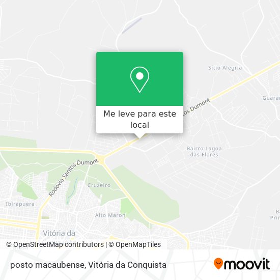 posto macaubense mapa