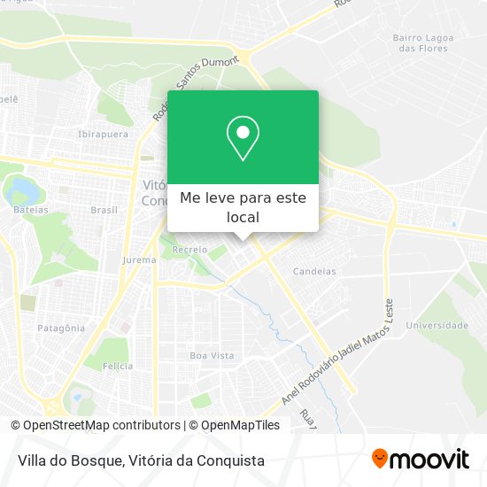Villa do Bosque mapa