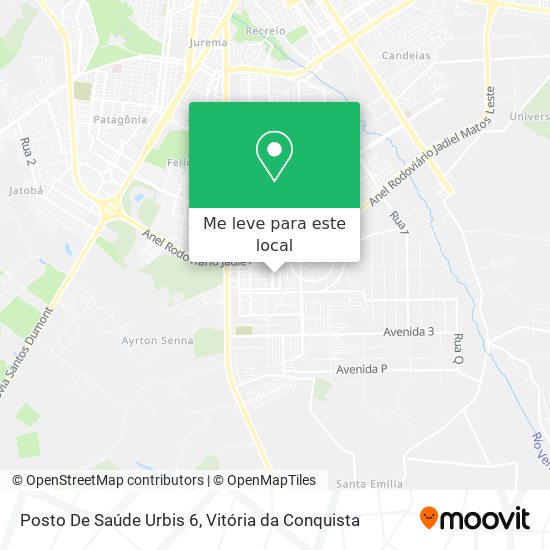 Posto De Saúde Urbis 6 mapa