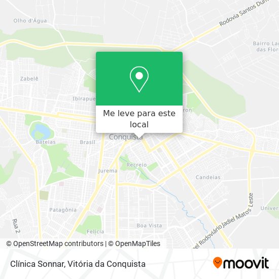 Clínica Sonnar mapa