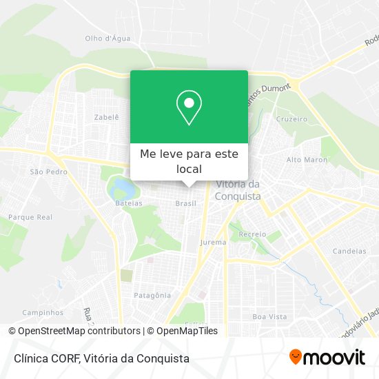 Clínica CORF mapa