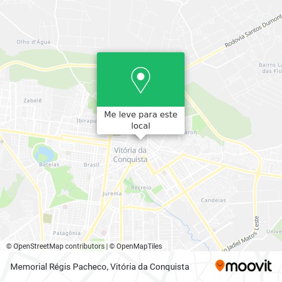 Memorial Régis Pacheco mapa