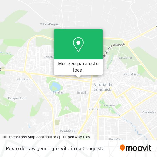 Posto de Lavagem Tigre mapa