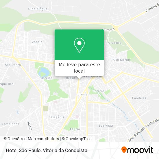 Hotel São Paulo mapa