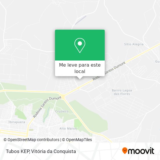 Tubos KEP mapa