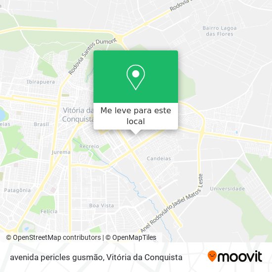 avenida pericles gusmão mapa