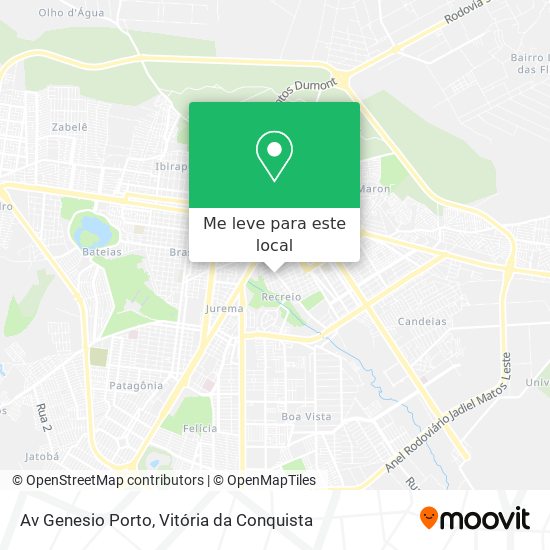 Av Genesio Porto mapa