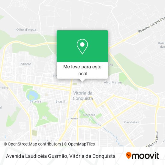 Avenida Laudicéia Gusmão mapa