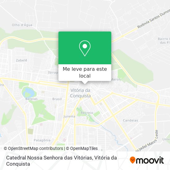Catedral Nossa Senhora das Vitórias mapa