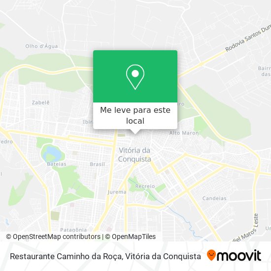 Restaurante Caminho da Roça mapa