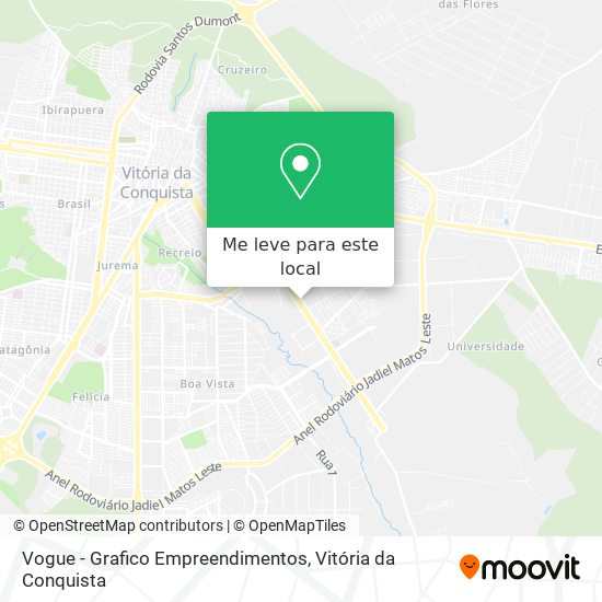 Vogue - Grafico Empreendimentos mapa