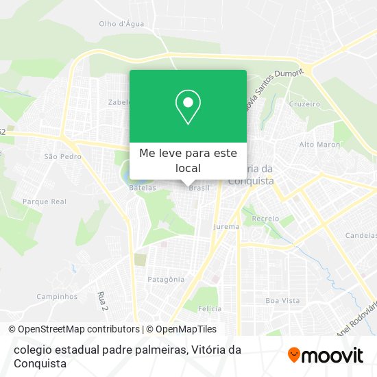 colegio estadual padre palmeiras mapa