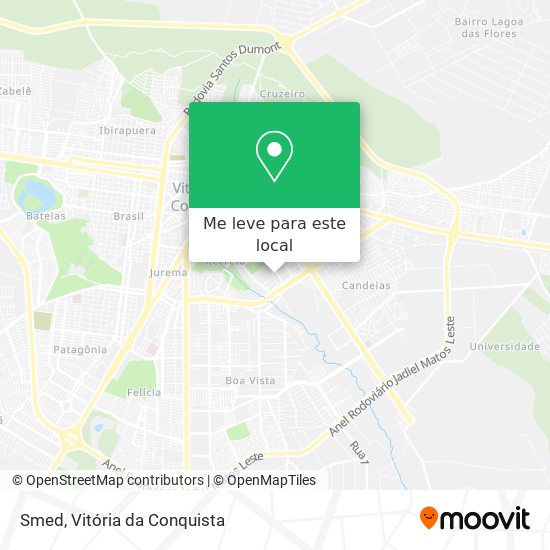 Smed mapa