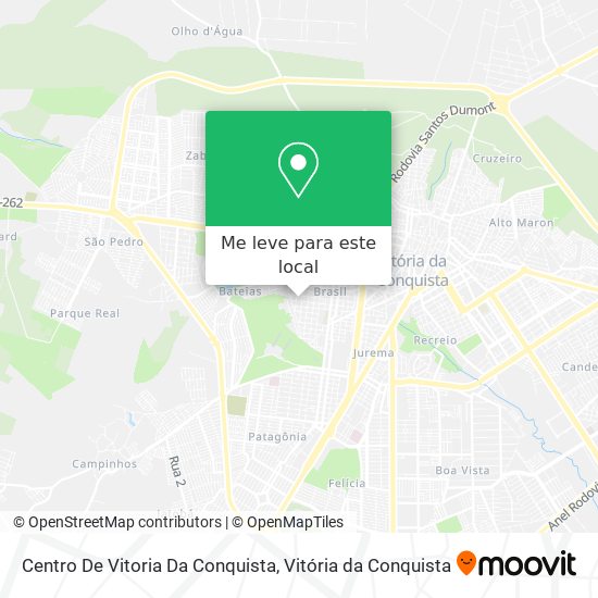 Centro De Vitoria Da Conquista mapa