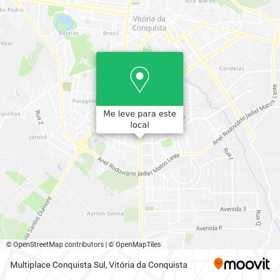 Multiplace Conquista Sul mapa