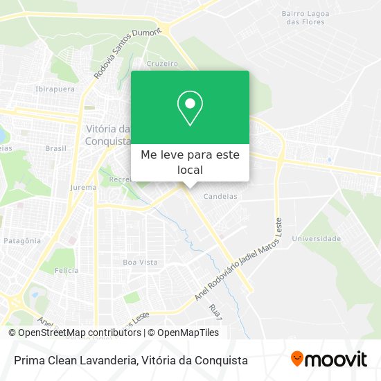 Prima Clean Lavanderia mapa