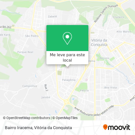 Bairro Iracema mapa