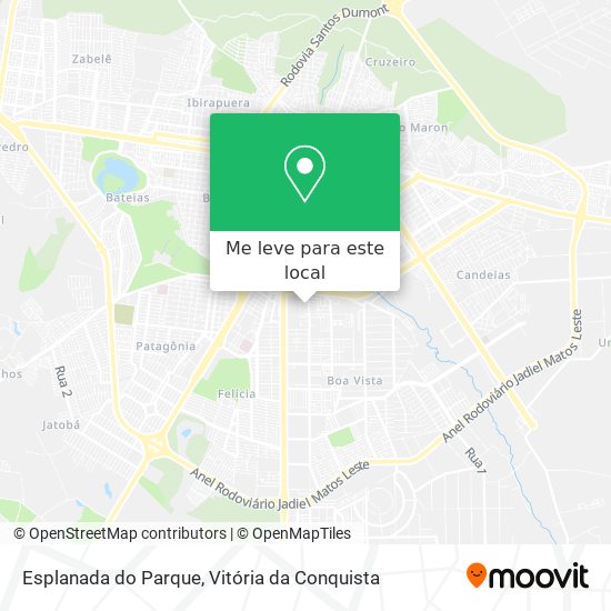 Esplanada do Parque mapa