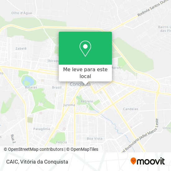 CAIC mapa