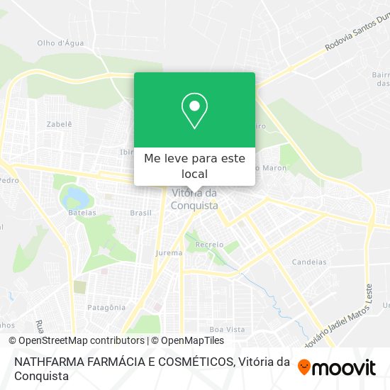 NATHFARMA FARMÁCIA E COSMÉTICOS mapa