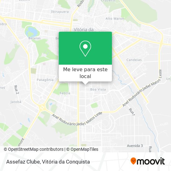 Assefaz Clube mapa