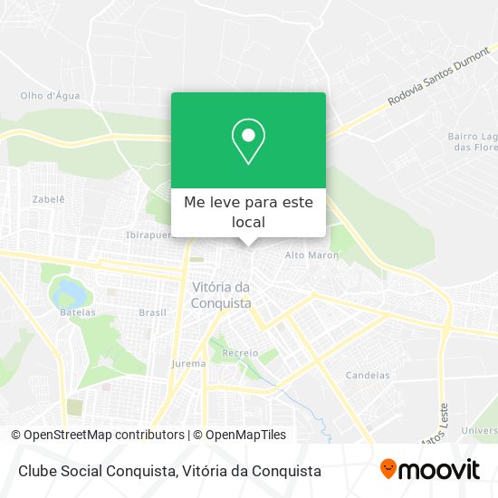 Clube Social Conquista mapa