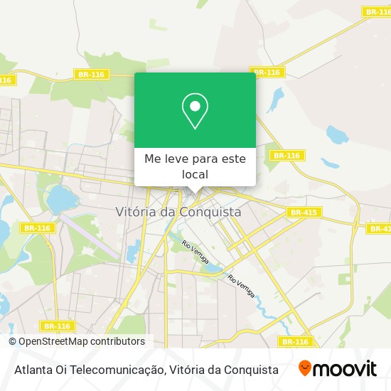 Atlanta Oi Telecomunicação mapa