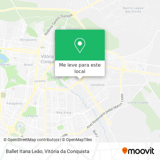 Ballet Itana Leão mapa