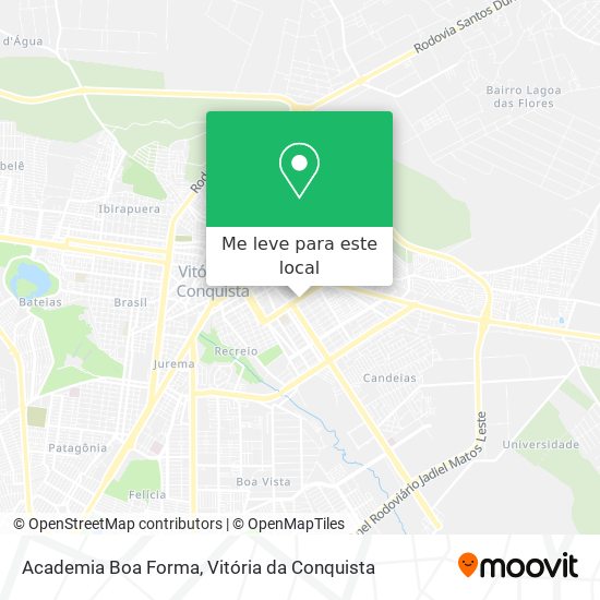 Academia Boa Forma mapa