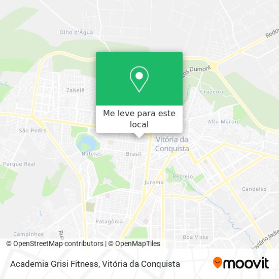 Academia Grisi Fitness mapa