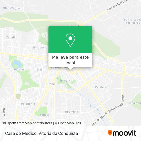 Casa do Médico mapa