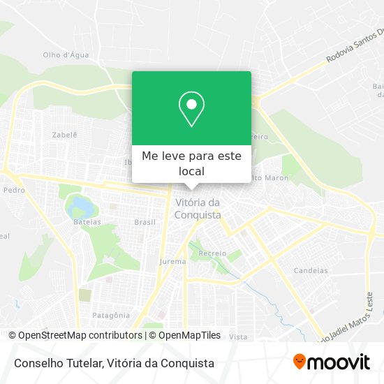 Conselho Tutelar mapa