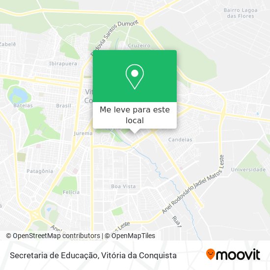 Secretaria de Educação mapa