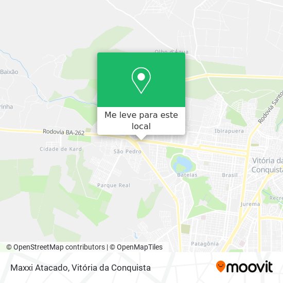 Maxxi Atacado mapa