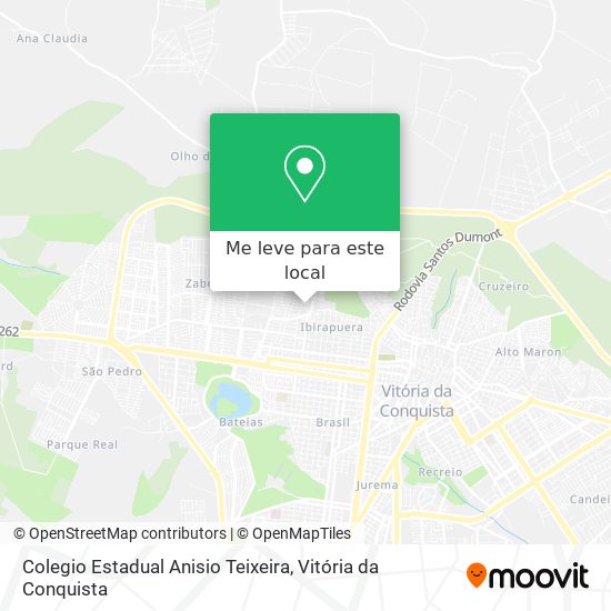 Colegio Estadual Anisio Teixeira mapa