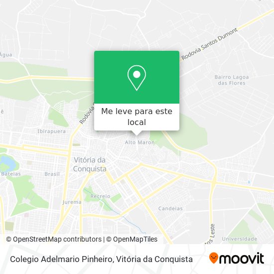 Colegio Adelmario Pinheiro mapa