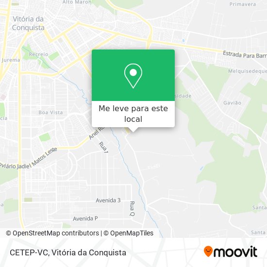 CETEP-VC mapa