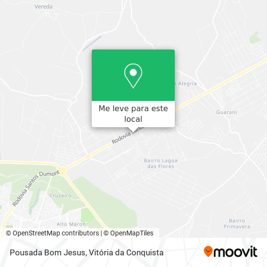 Pousada Bom Jesus mapa