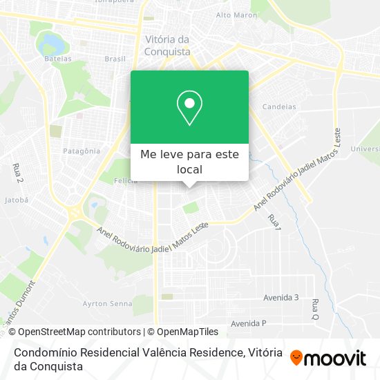 Condomínio Residencial Valência Residence mapa