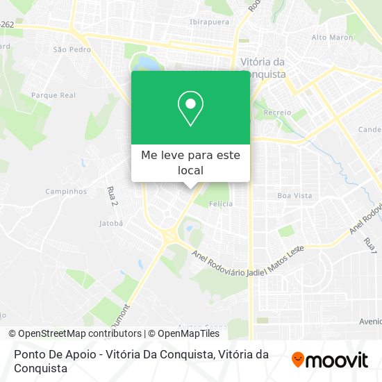 Ponto De Apoio - Vitória Da Conquista mapa