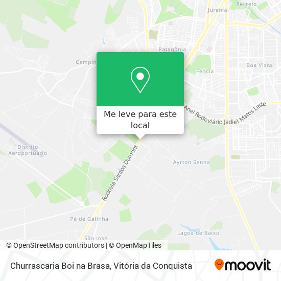 Churrascaria Boi na Brasa mapa