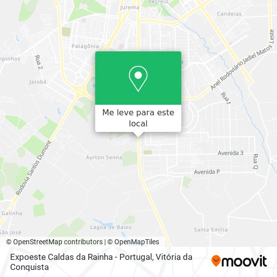 Expoeste Caldas da Rainha - Portugal mapa